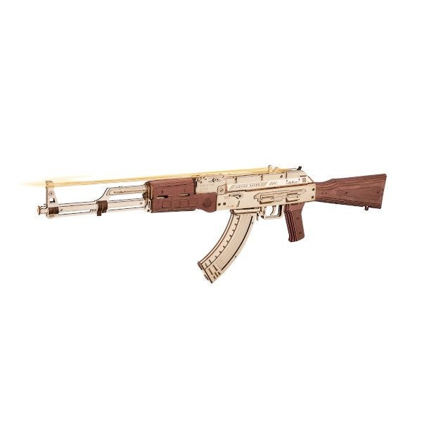 Robotime Automatic Rifle AK-47 LQ901 Bouwpakket Nieuw, Fantasie, ROKR, Nieuw, Meerkleurig