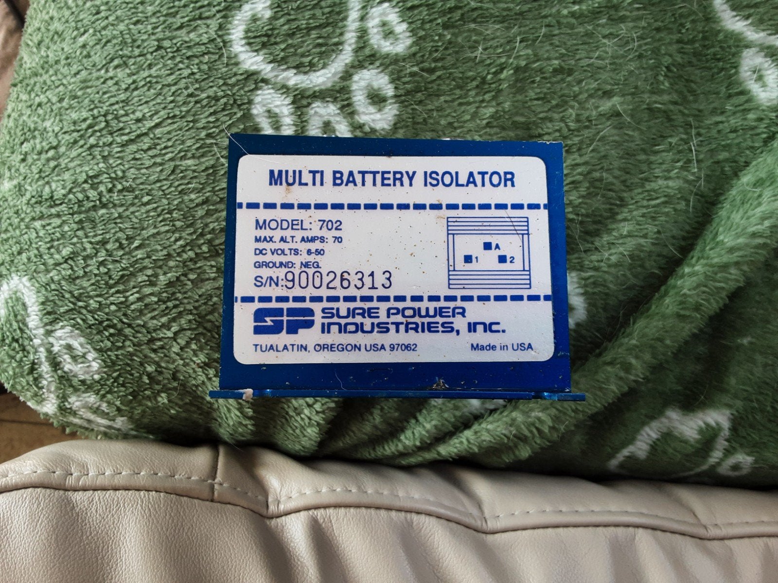 Batterij isolator, Ophalen of Verzenden