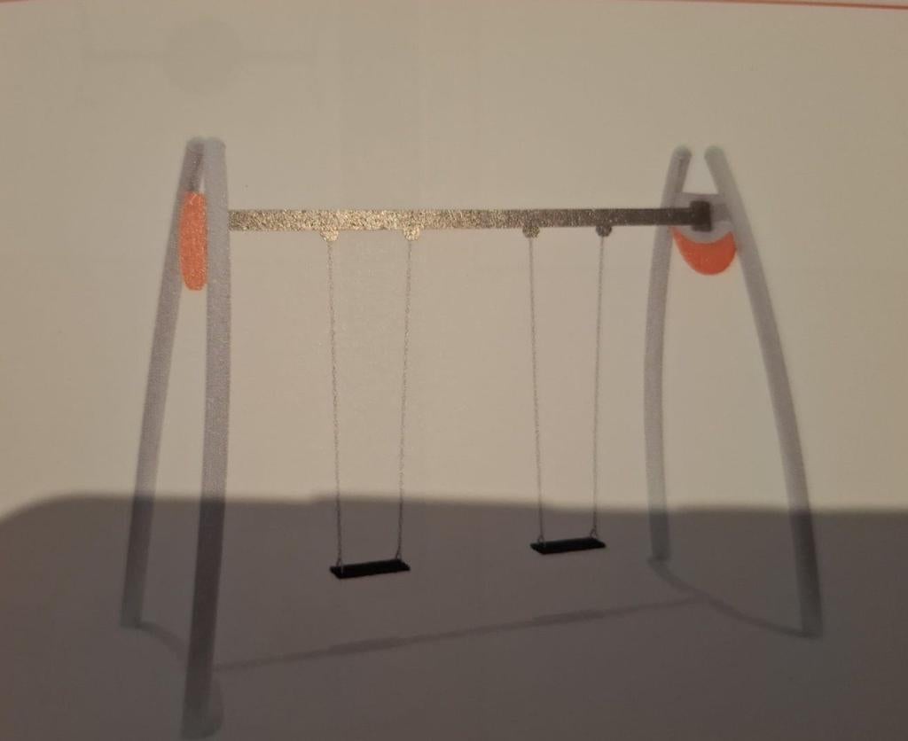 Nieuwe schommel met twee zitjes, Ophalen, Nieuw, Schommel