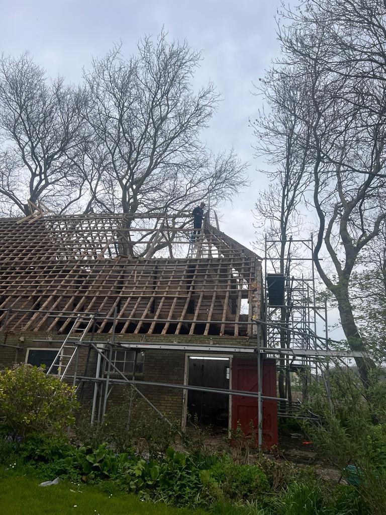 Complete partij steiger-/bouwmateriaal (niet gekeurd), Ophalen, Gebruikt, Gevelsteiger, 5 meter of hoger