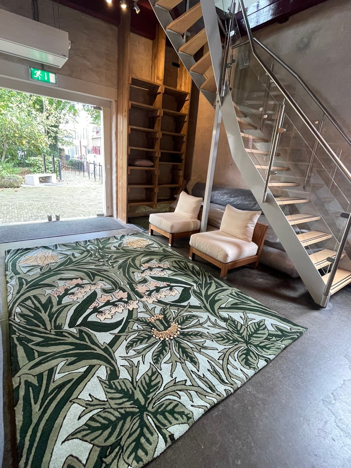 Brink en Campman tapijt Morris & Co Bluebell Leavy 250 x350, Ophalen, Nieuw, Rechthoekig, 200 cm of meer