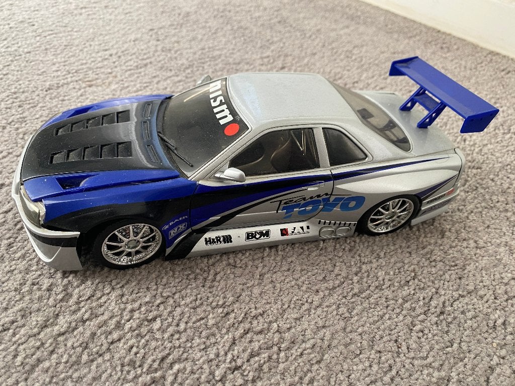 Mattel Nissan Skyline 1/18, Ophalen of Verzenden, Gebruikt, Auto, Overige merken