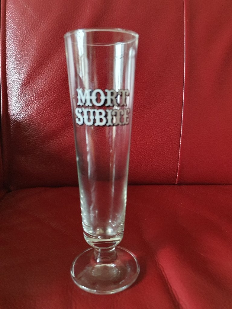 Mort Subite bierglas, Ophalen of Verzenden, Nieuw, Glas of Glazen, Overige merken