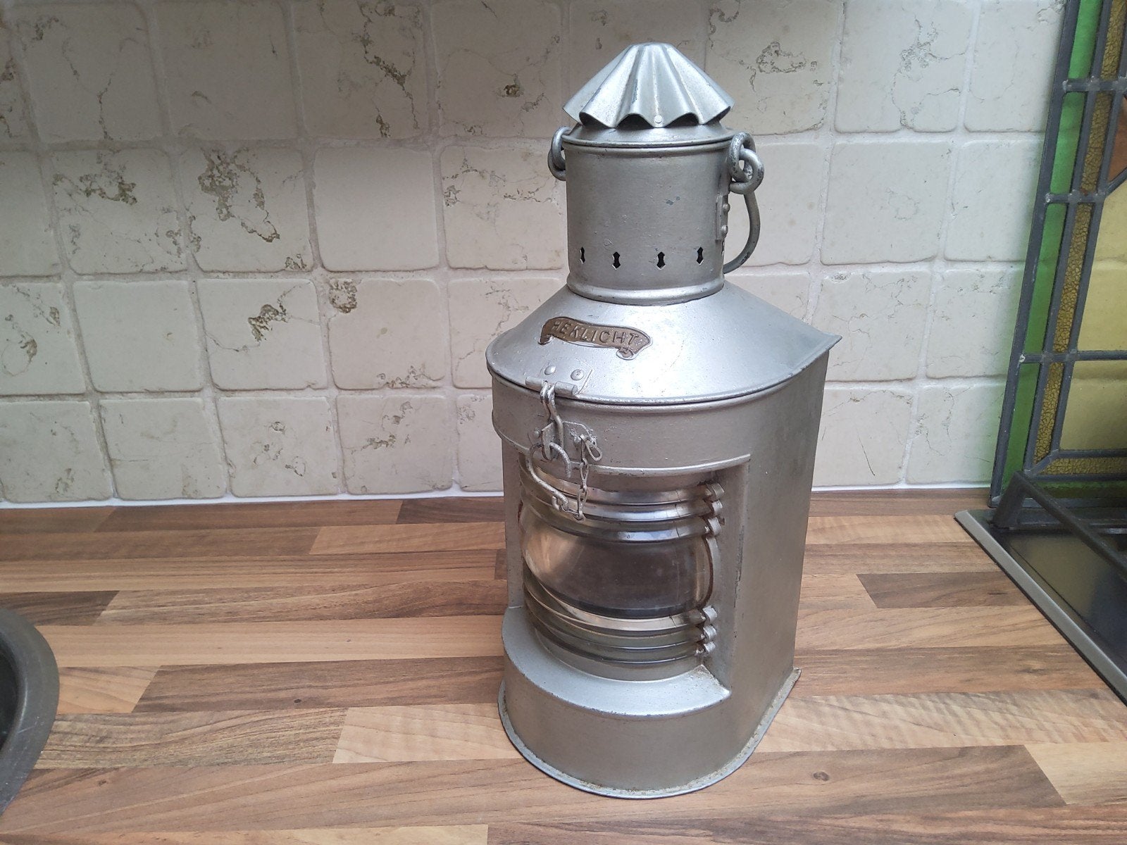 scheepslamp 'Heklicht' zonder binnenwerk, Ophalen of Verzenden