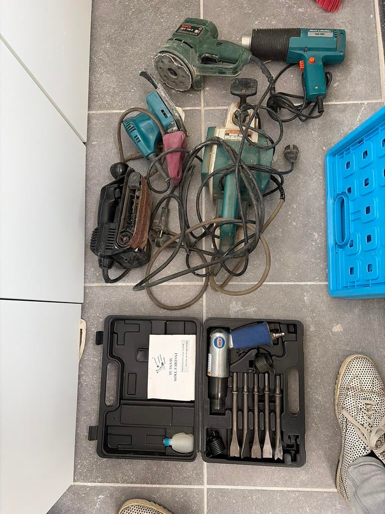 Diverse gereedschap set: Bosch, Black & Decker en meer, Ophalen, Gebruikt
