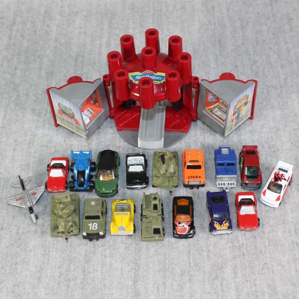 partij micro machines autos speelgoed vintage lot, Ophalen of Verzenden, Gebruikt
