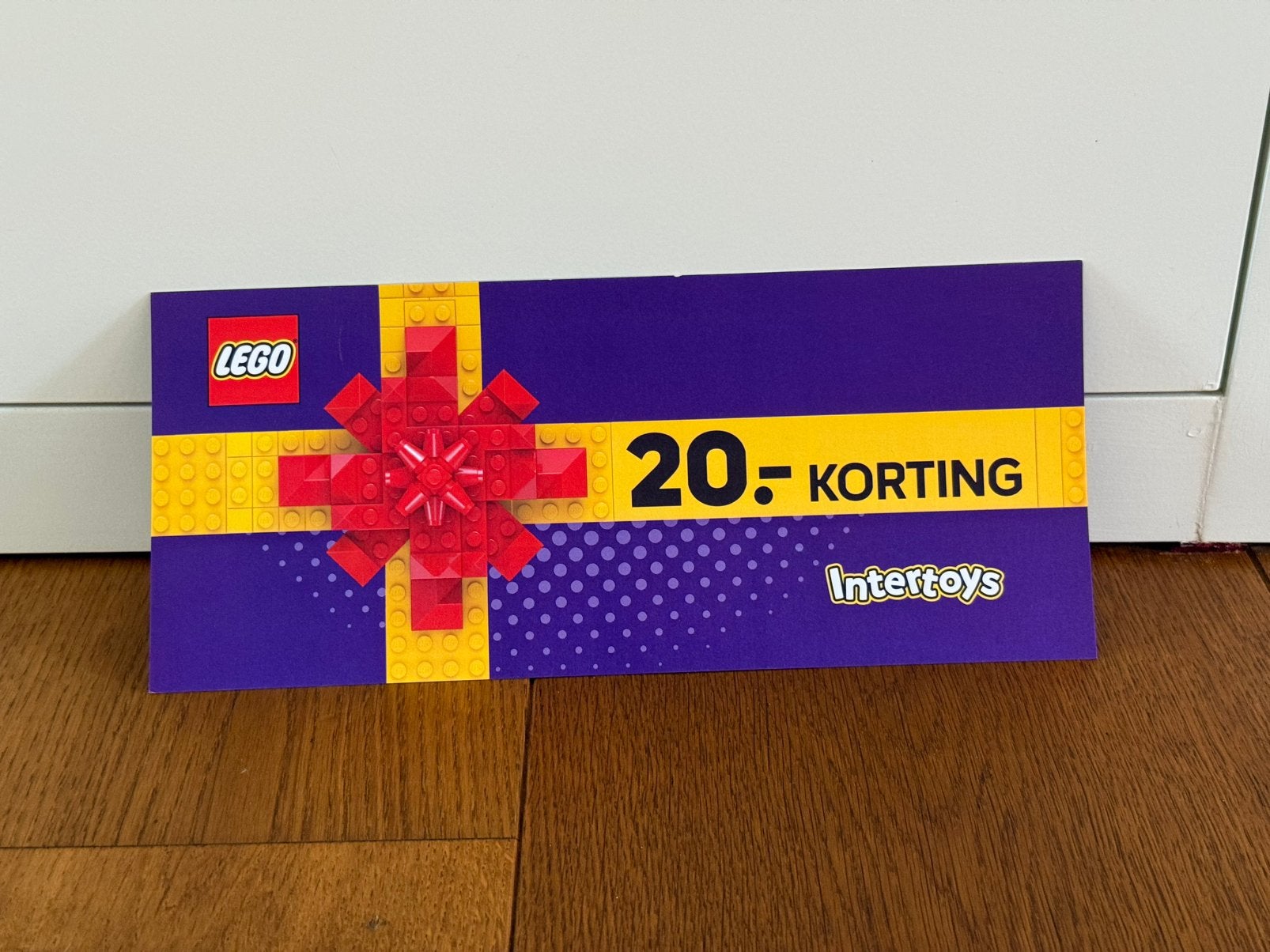 Intertoys Lego kortingsbon van €20,-, Kinderen en Baby's, Speelgoed | Duplo en Lego, Ophalen of Verzenden