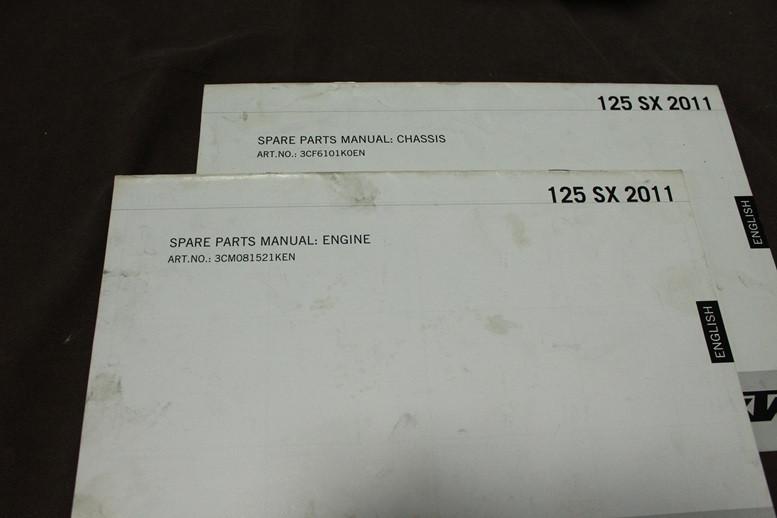 KTM 125 SX 2011 motorcycle parts list engine and chassis, Ophalen of Verzenden, Overige merken