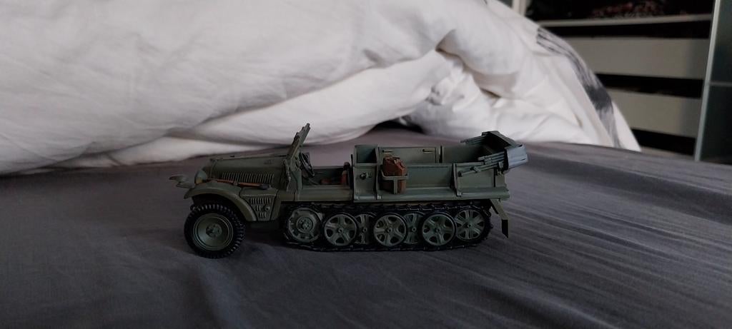 Modelbouw Duitse halftrack schaal 1:35 wo2, Ophalen of Verzenden, 1:32 tot 1:50, Tank, Overige merken