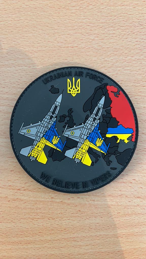 F16 we believe in ghosts patch, Verzamelen, Ophalen of Verzenden, Nieuw, Patch, Badge of Embleem