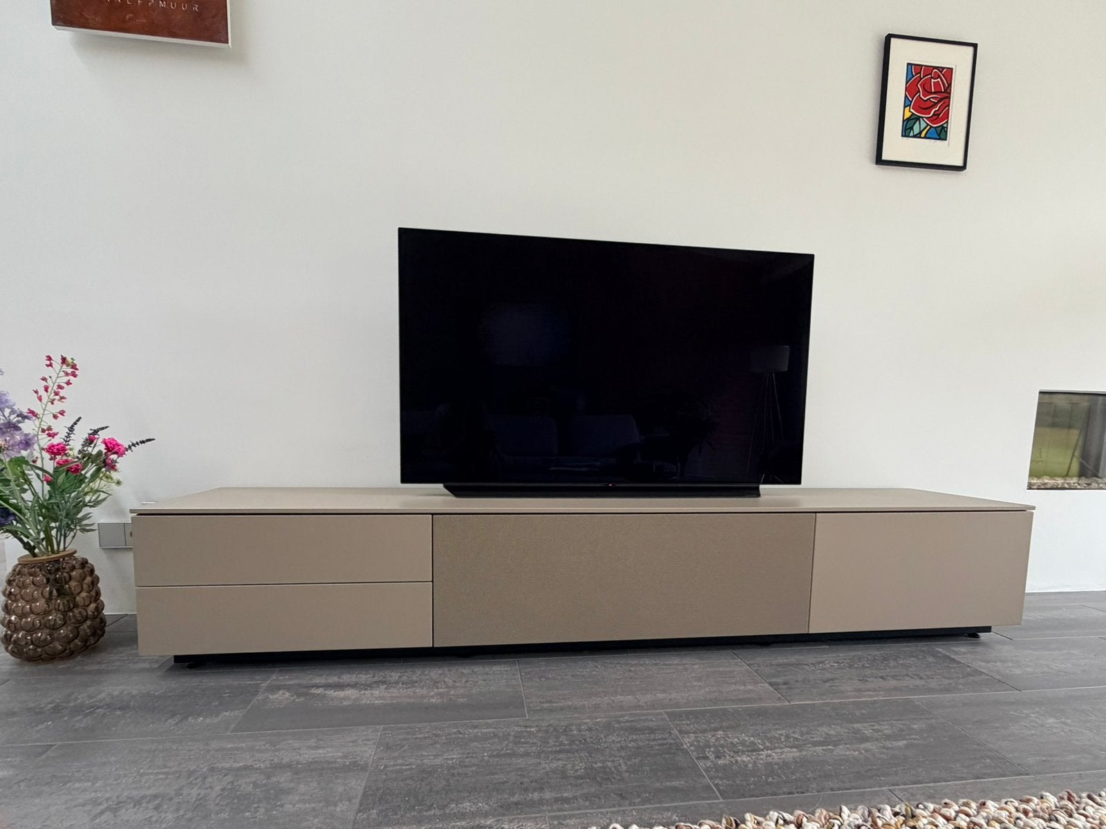 Saunaco tv dressoir CAS, Ophalen, Zo goed als nieuw, 25 tot 50 cm, Minder dan 100 cm