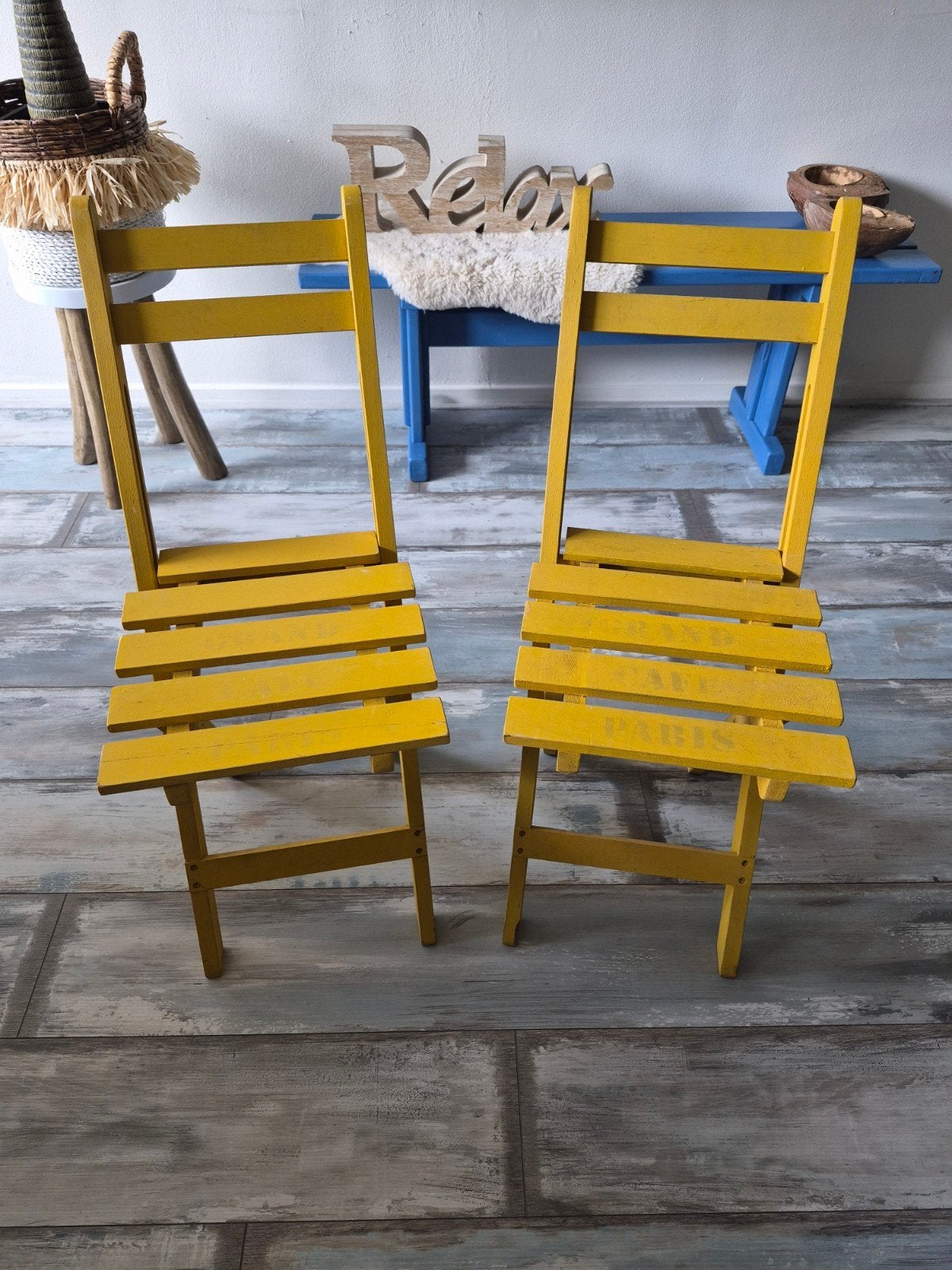 Twee leuke stoelen, Ophalen of Verzenden, Nieuw, Hout, Inklapbaar