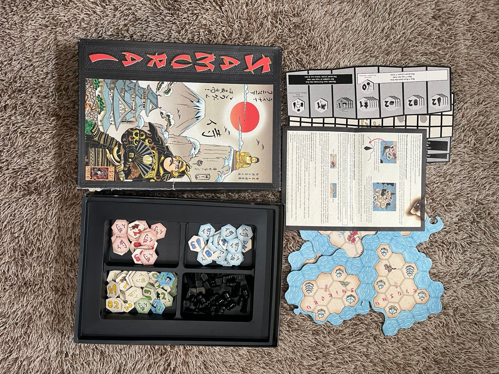 999 games samurai bordspel, Hobby en Vrije tijd, Gezelschapsspellen | Bordspellen, Ophalen of Verzenden, Gebruikt, 999-games