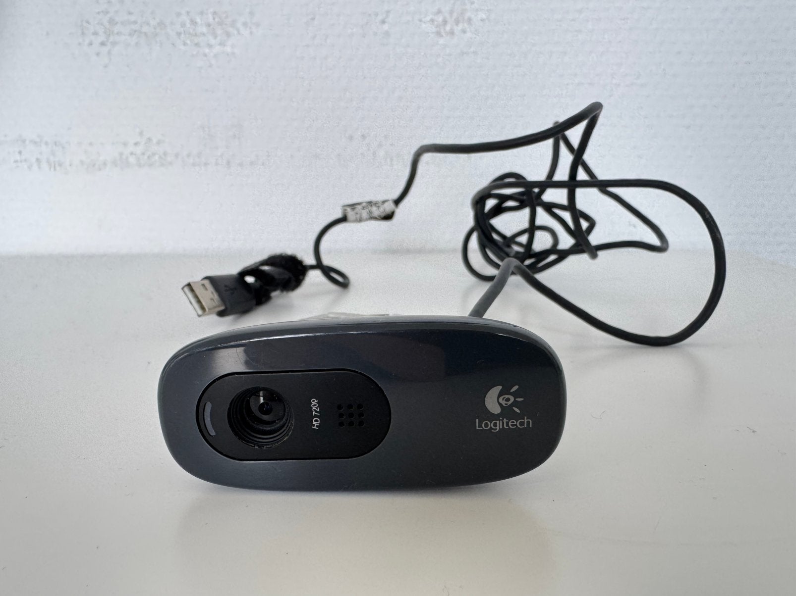 HD Webcam Logitech C270 (720p), Ophalen, Gebruikt, Monitorclip, Windows