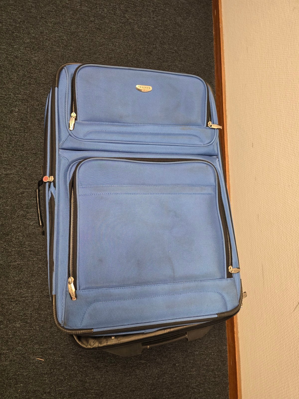 Reiskoffer - Blauw, met uitschuifbare Handgreep, Ophalen, Gebruikt, Blauw, 60 tot 80 cm