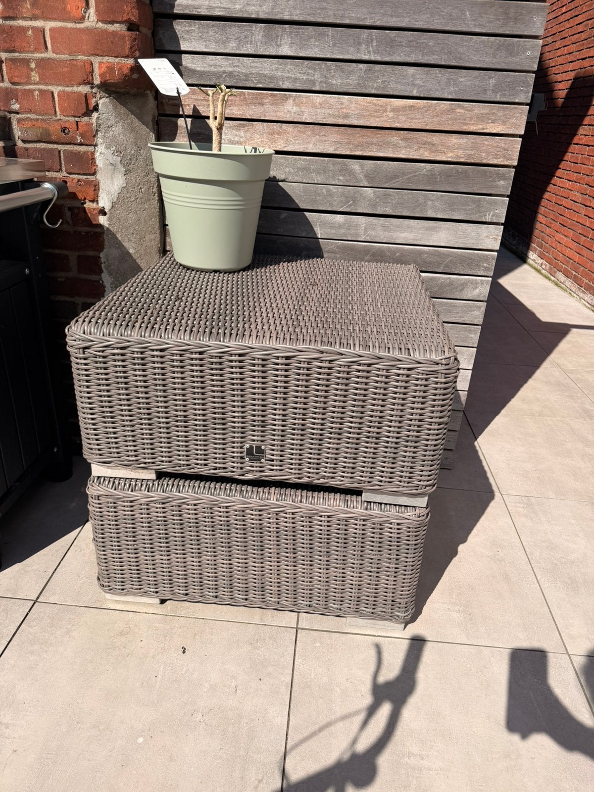 Brampton new grey - texfiber - bijzettafel | Salontafel, Ophalen, Brampton, Zo goed als nieuw, X