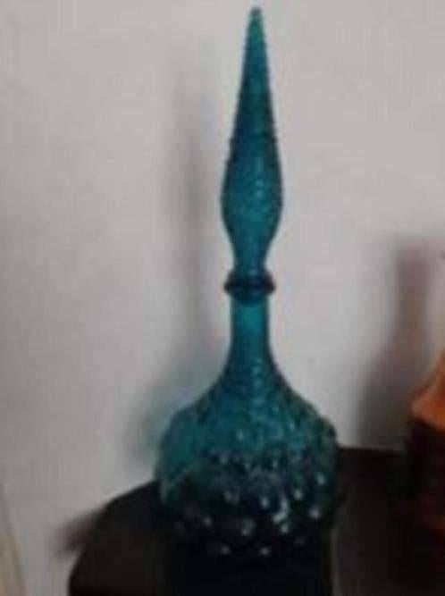 Empoli Geni karaf turquoise, Antiek en Kunst, Ophalen of Verzenden