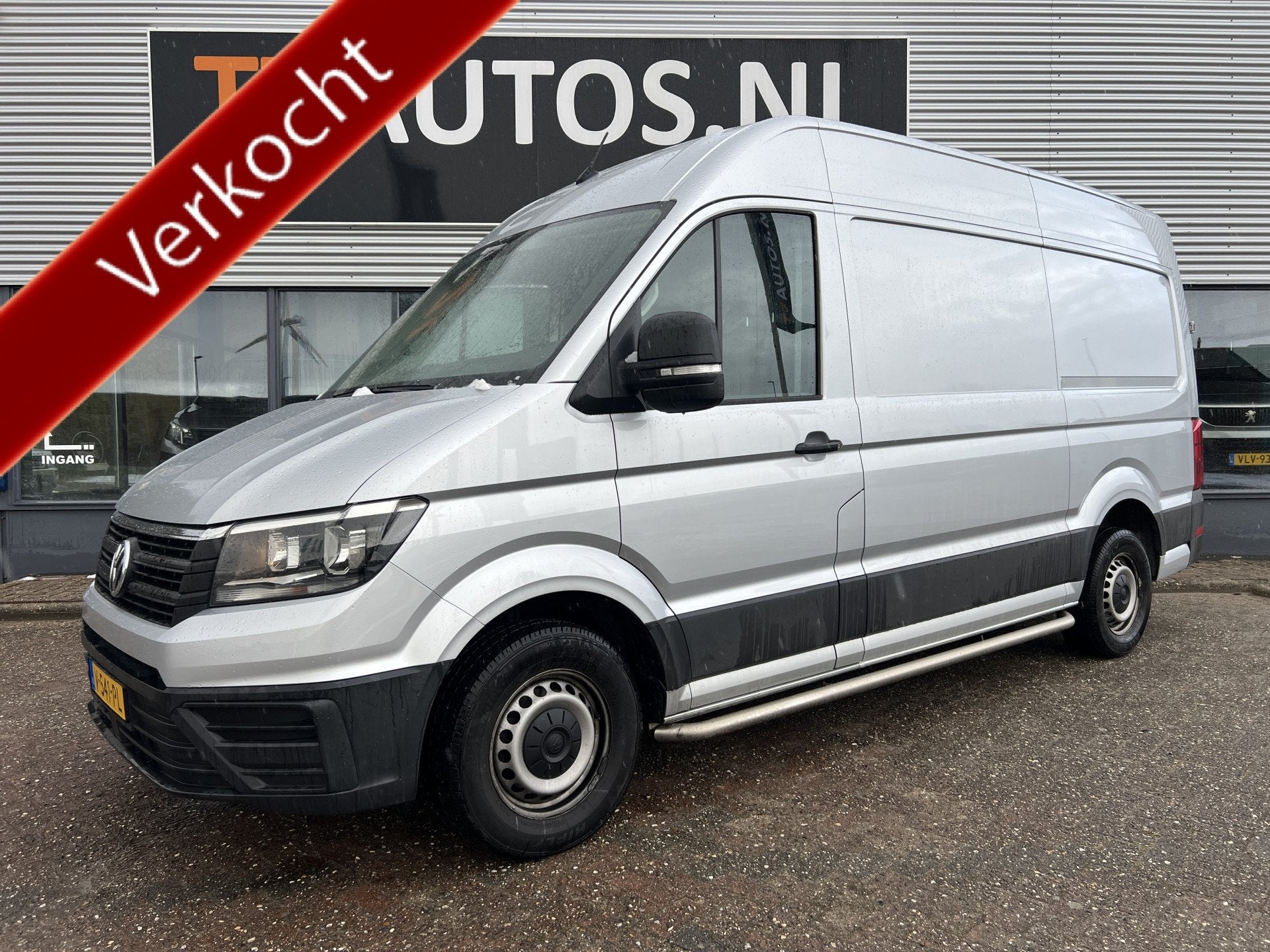 Volkswagen Crafter 35 2.0 177PK TDI L3H3 Sortimo/Nieuwstaat!, Voorwielaandrijving, Stof, Gebruikt, 4 cilinders
