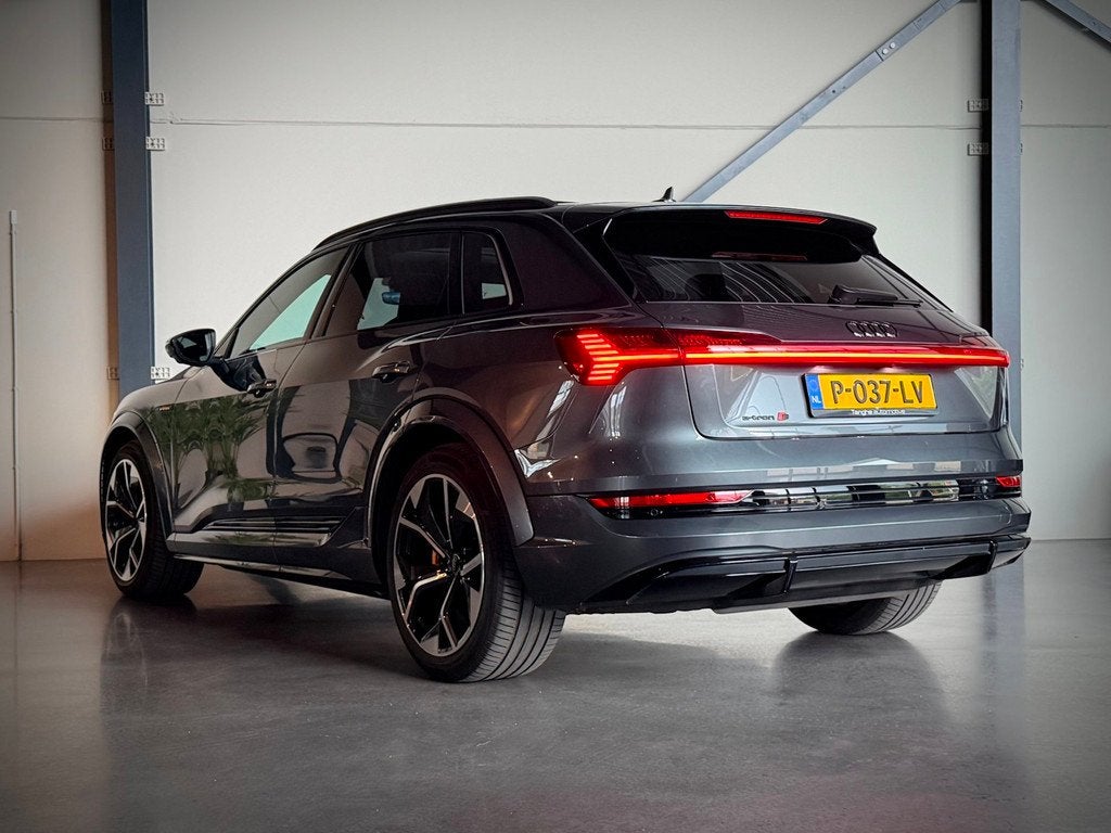 Audi E-tron S 503pk, RS Zetels, Panodak, ACC, Head Up, Ambie, Auto's, Audi, Zwart, 71 kWh, Adaptive Cruise Control, Vierwielaandrijving