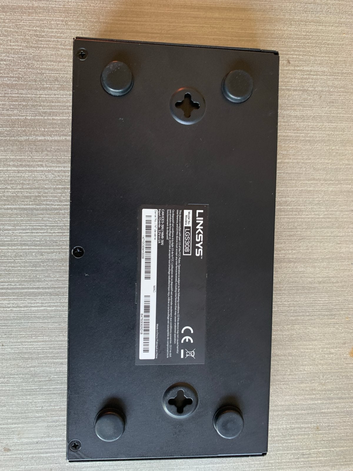 Linksys LGS308 8-poorts Gigabit Smart Switch, Computers en Software, Netwerk switches, Ophalen of Verzenden, Zo goed als nieuw