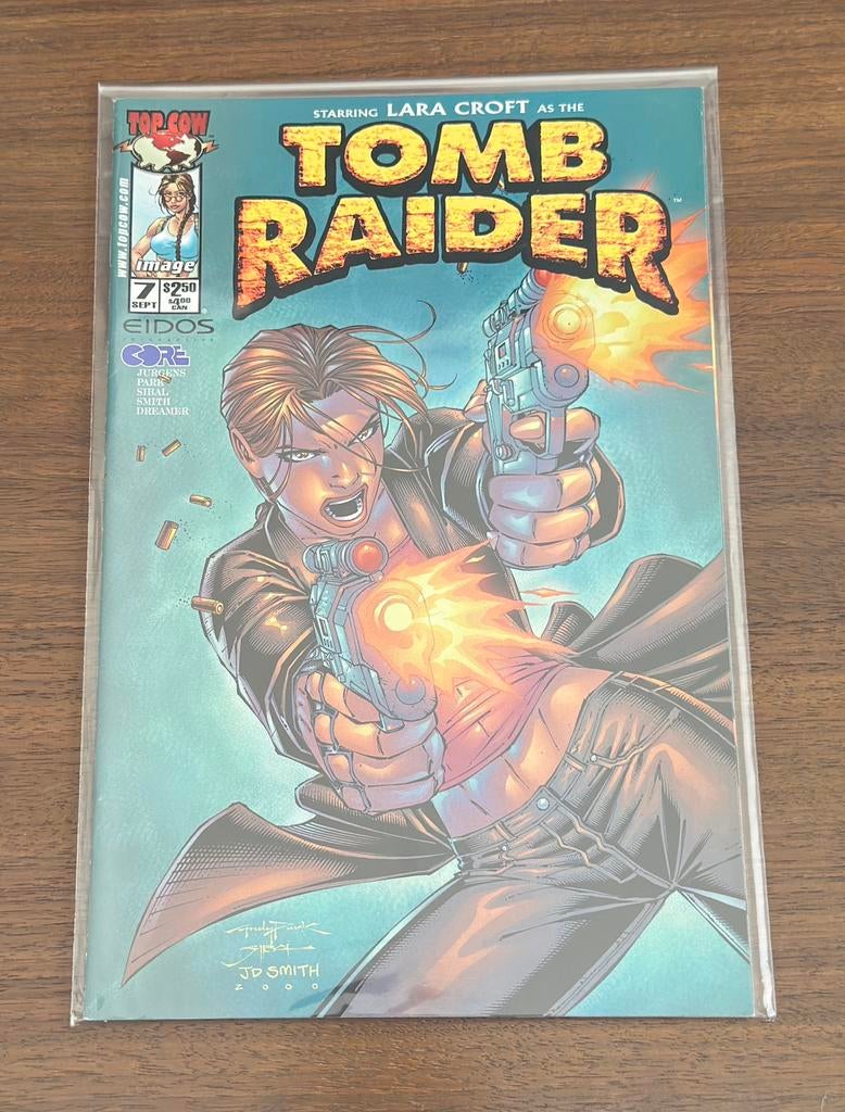 Tomb Raider #7 Top Cow 2000 cover Andy Park, Boeken, Eén comic, Amerika, Verzenden, Zo goed als nieuw