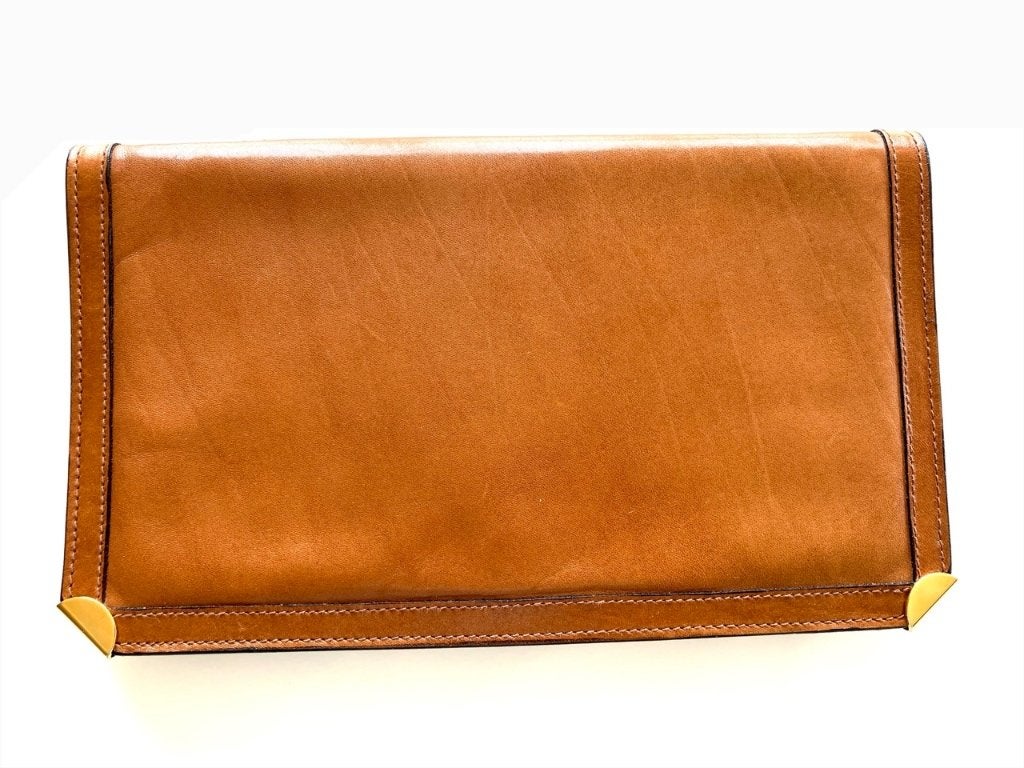 Italiaanse luxe lederen handtas - Jaren 60/70 - Vintage, Ophalen of Verzenden, Zo goed als nieuw, Zwart, Handtas