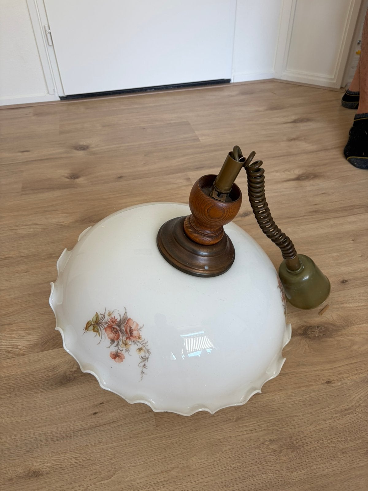 2 (Antieke) hanglampen, Ophalen