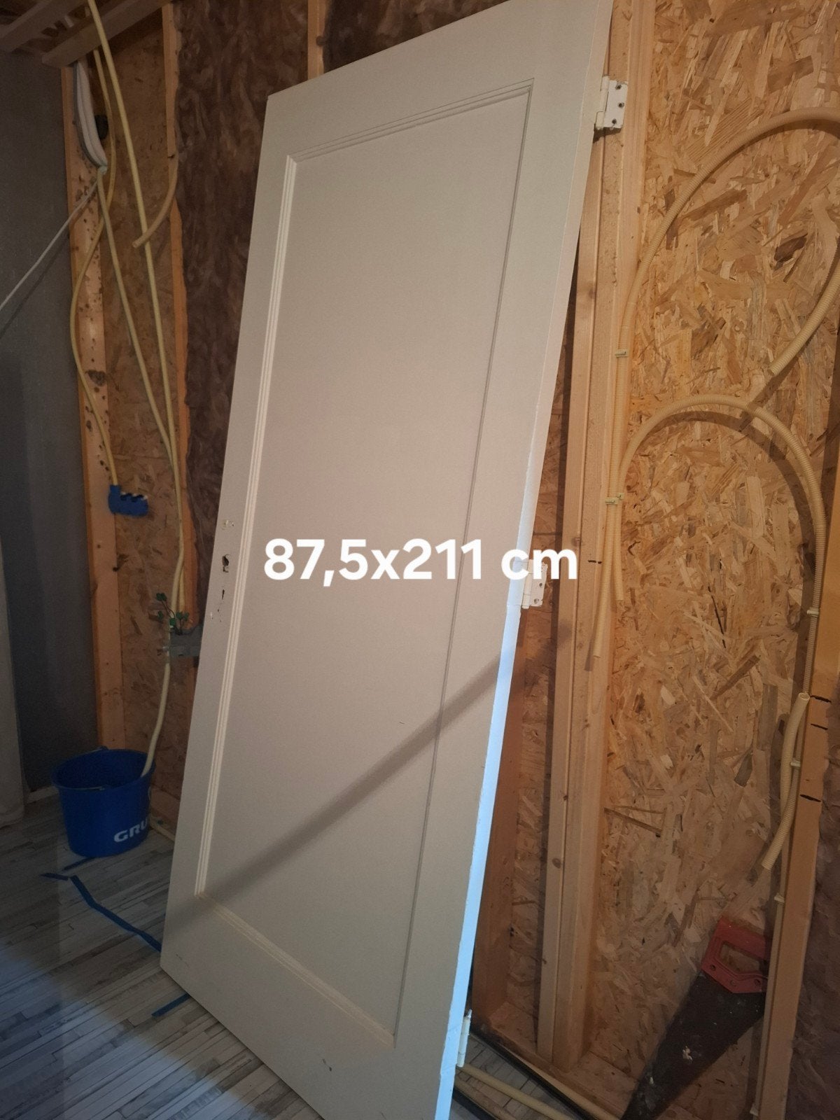 Stompe binnendeur, Ophalen, Binnendeur, 200 tot 215 cm