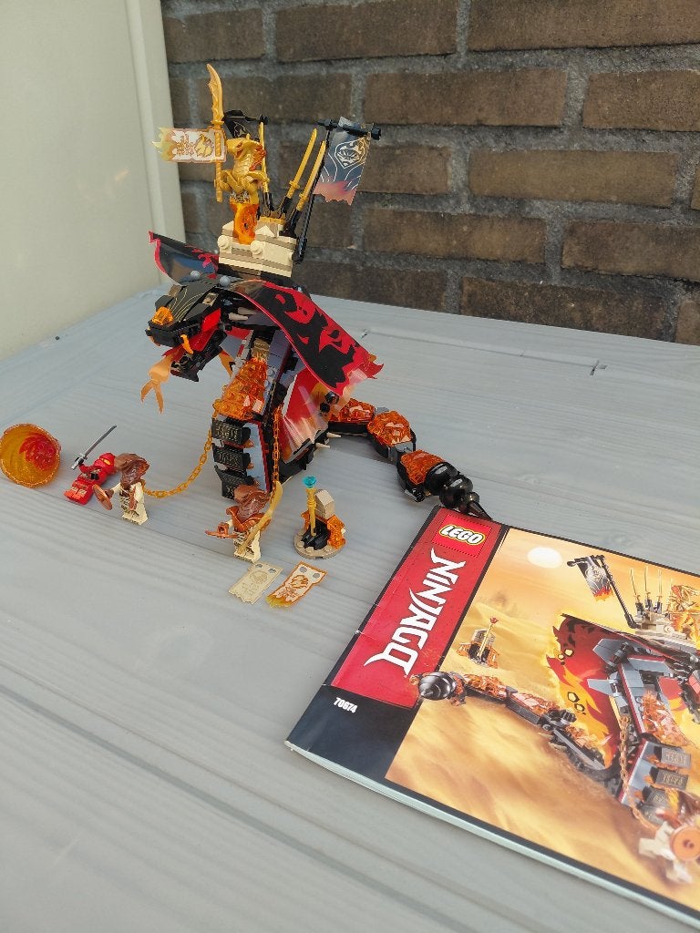 lego ninja slang grote set ophalen, Lego, Ophalen of Verzenden, Zo goed als nieuw, Inclusief minifiguren