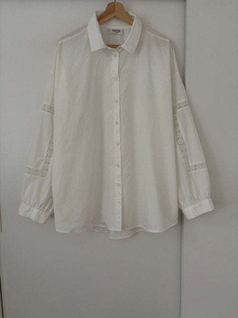 Gina nieuwe blouse maat XL(46/48), Verzenden, Wit, Maat 46/48 (XL) of groter, Nieuw