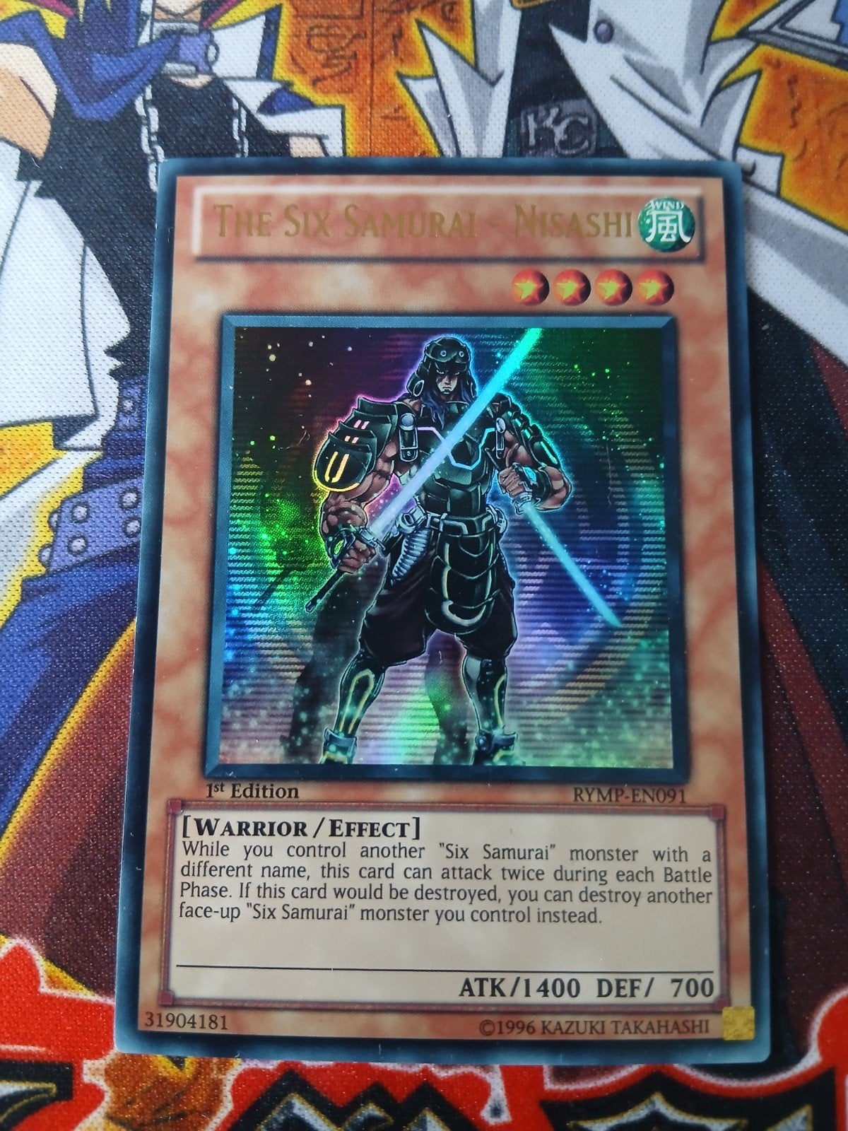 The Six Samurai - Nisashi - Ultra Rare RYMP - Yu-Gi-Oh, Ophalen, Zo goed als nieuw, Foil
