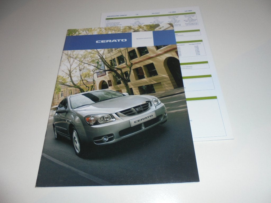 brochure Kia Cerato  2005, Ophalen of Verzenden, Nieuw, Overige merken