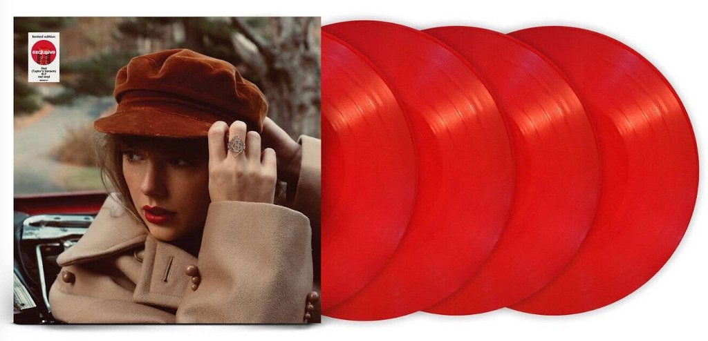 Vinyl 4LP Taylor Swift Red RED Vinyl Taylors Version NIEUW, Cd's en Dvd's, Limited edition, Ophalen of Verzenden, Nieuw in verpakking