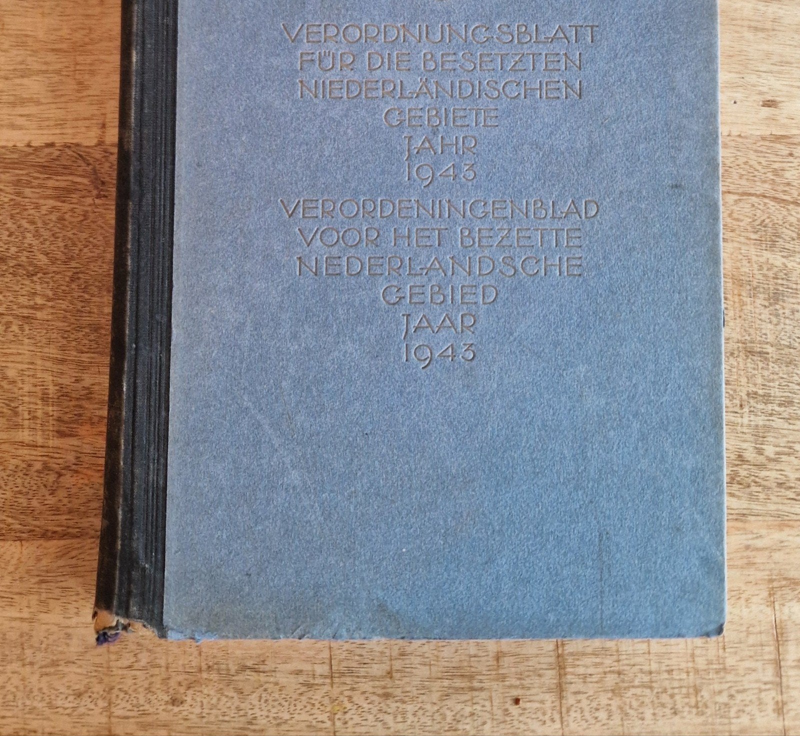 Verordnungsblatt Nederland 1943, Ophalen of Verzenden, Nederland, Boek of Tijdschrift
