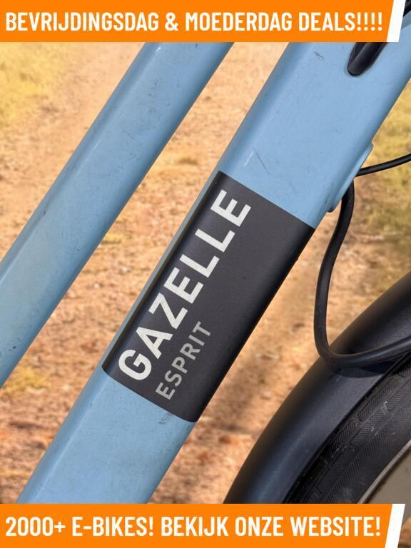 Gazelle ESPRIT Elektrische fiets met voorwiel motor ebike!, Gazelle, Ophalen of Verzenden, Zo goed als nieuw, 47 tot 51 cm