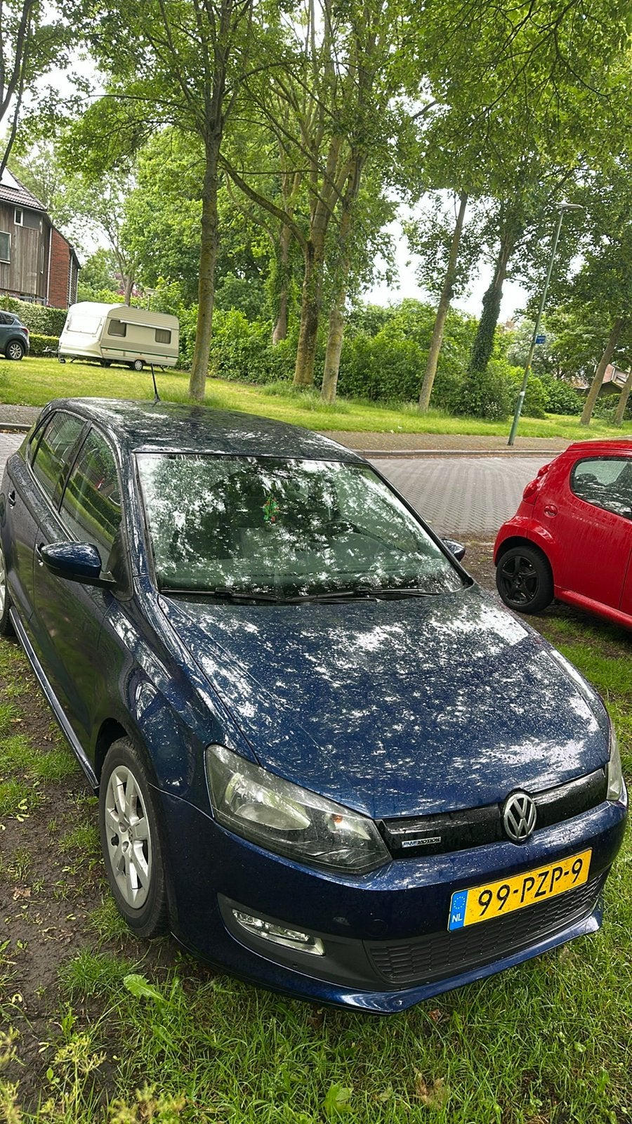 Volkswagen Polo 1.2 TDI 55KW BM 2011 Blauw, Voorwielaandrijving, Stof, 74 pk, Zwart