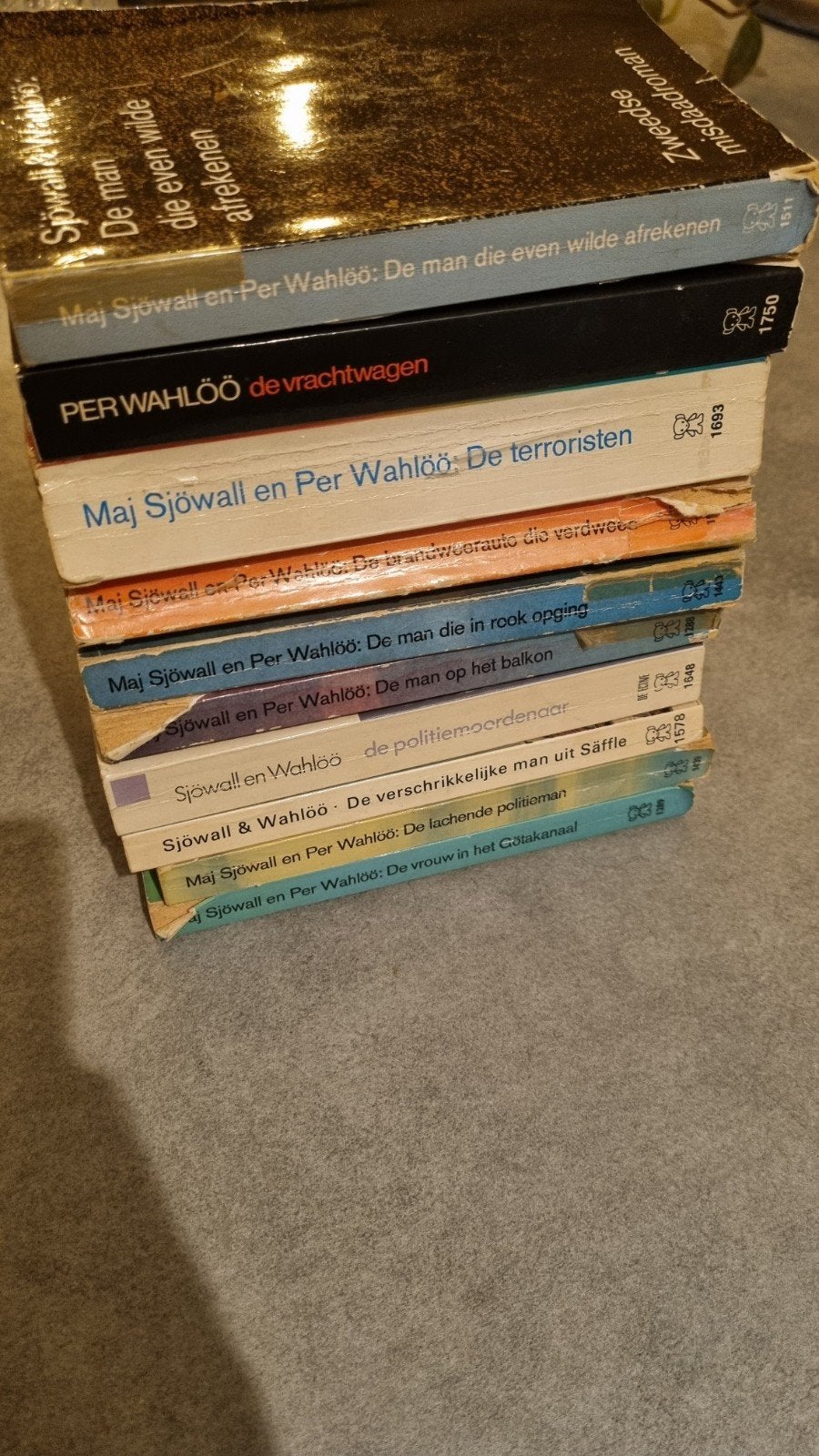 Diverse misdaadromans van Maj Sjöwall en Per Wahlöö, Boeken, Ophalen of Verzenden, Gelezen