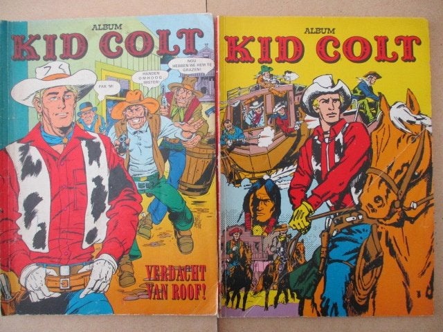 w0500 kid colt album 1 t/m 6, Boeken, Eén stripboek, Ophalen, Gelezen