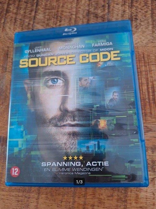 Blu-ray van de film Source Code, Cd's en Dvd's, Blu-ray, Ophalen of Verzenden, Zo goed als nieuw, Thrillers en Misdaad