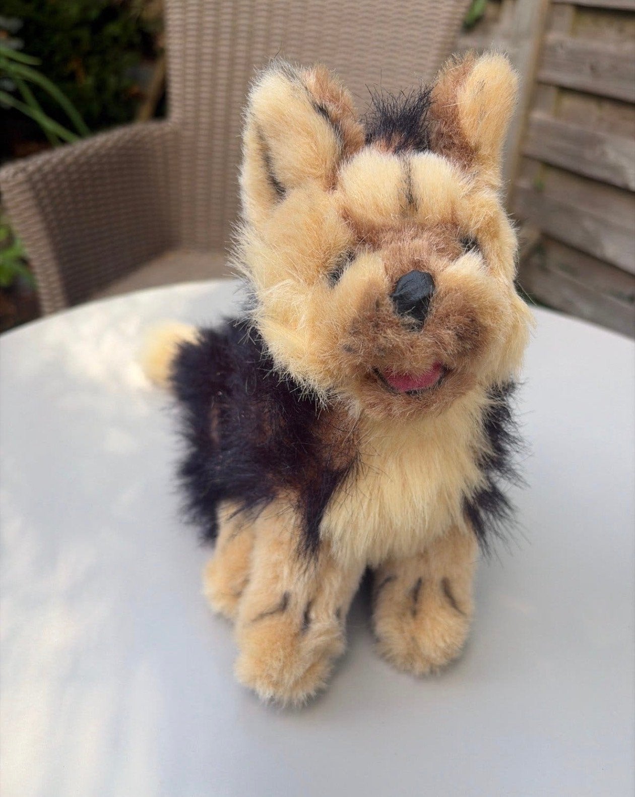 Schattige Vintage Herdershond Knuffel - Zo goed als nieuw, Ophalen of Verzenden, Zo goed als nieuw, Meerkleurig, Hond