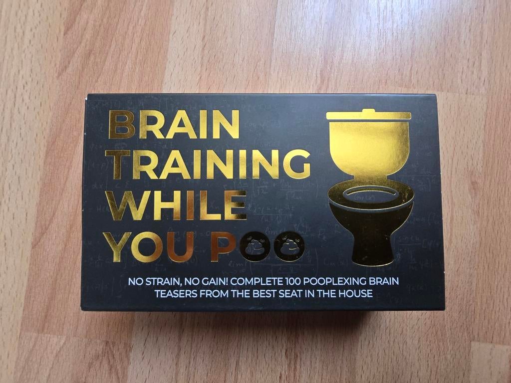 Brain Training While You Poo - Nieuw en Ongebruikt, Ophalen of Verzenden, Nieuw, Overige typen