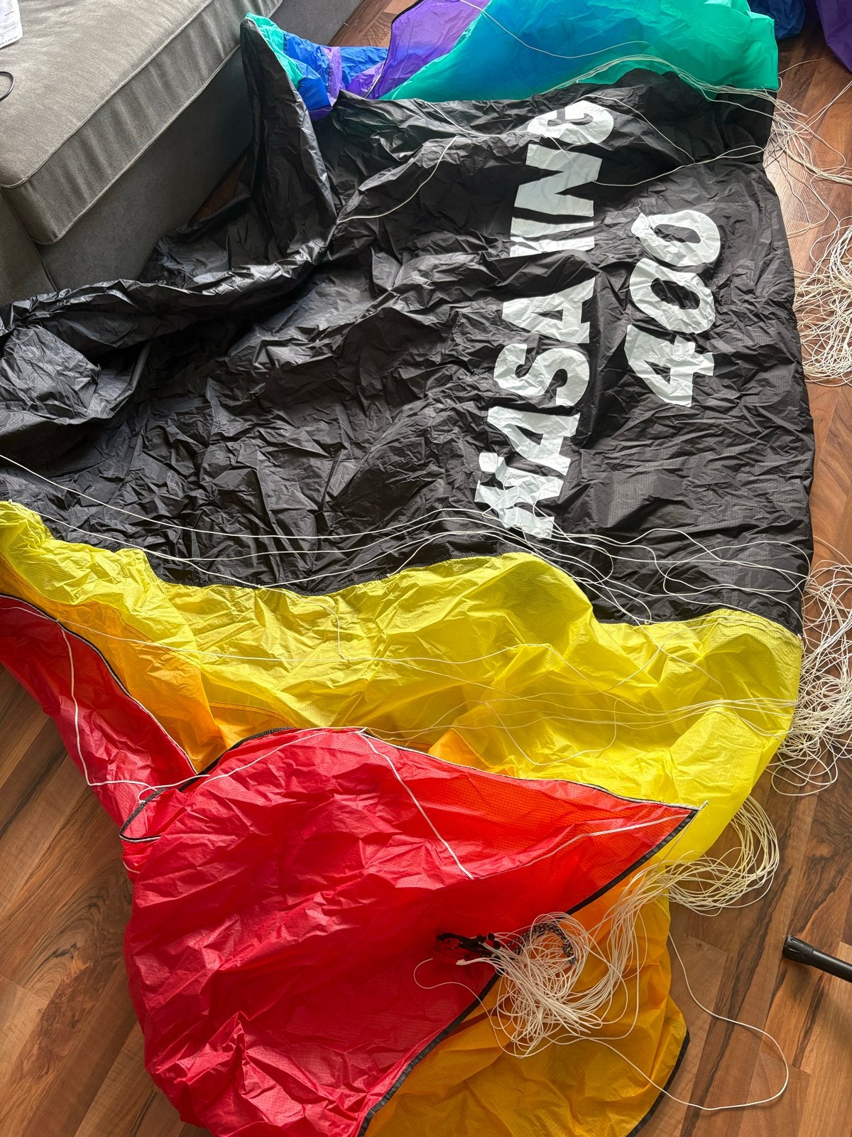 NASA Wing 400 vlieger / kite, Ophalen of Verzenden, Gebruikt