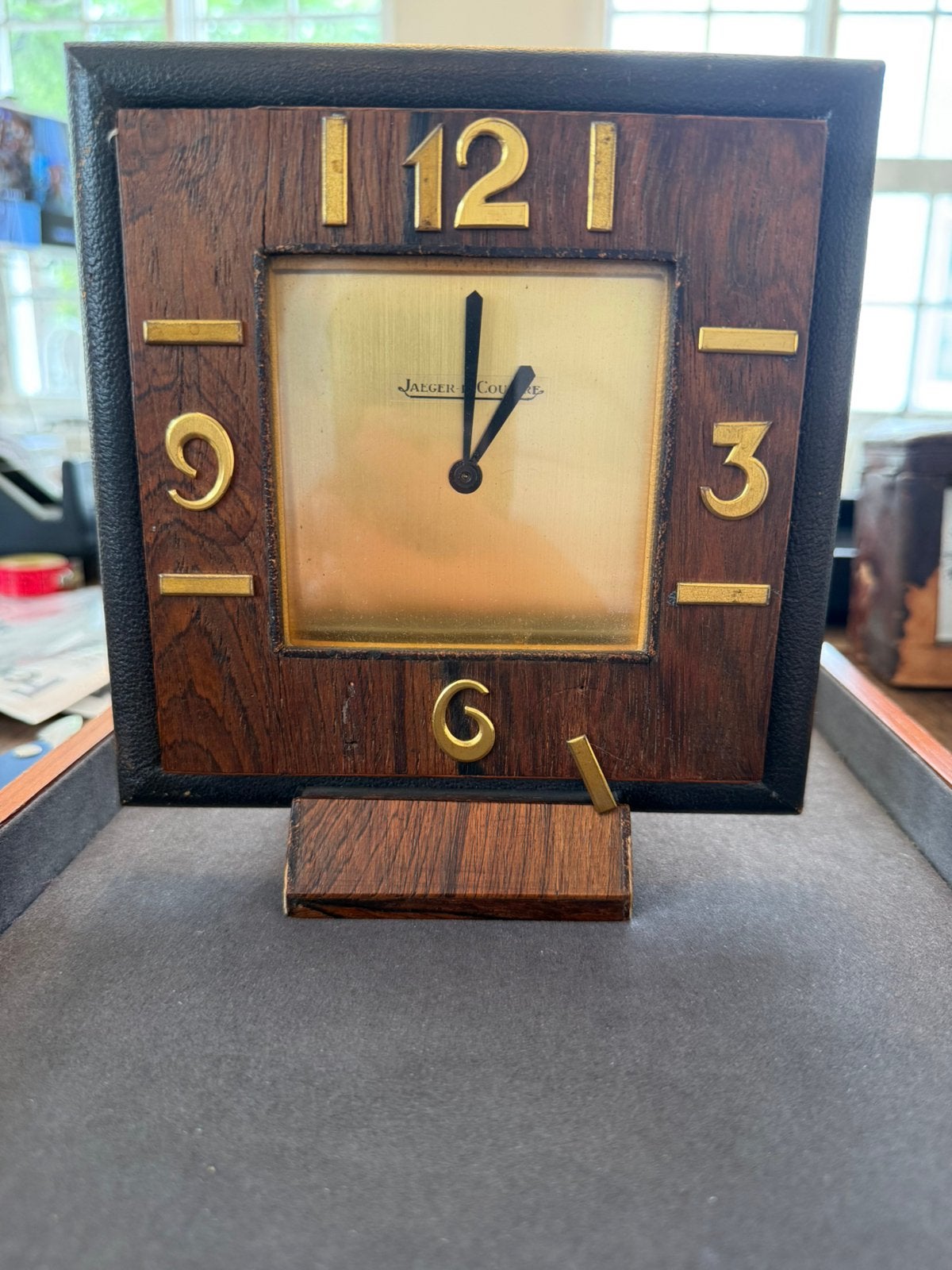 Jaeger LeCoultre art deco klok, Ophalen of Verzenden