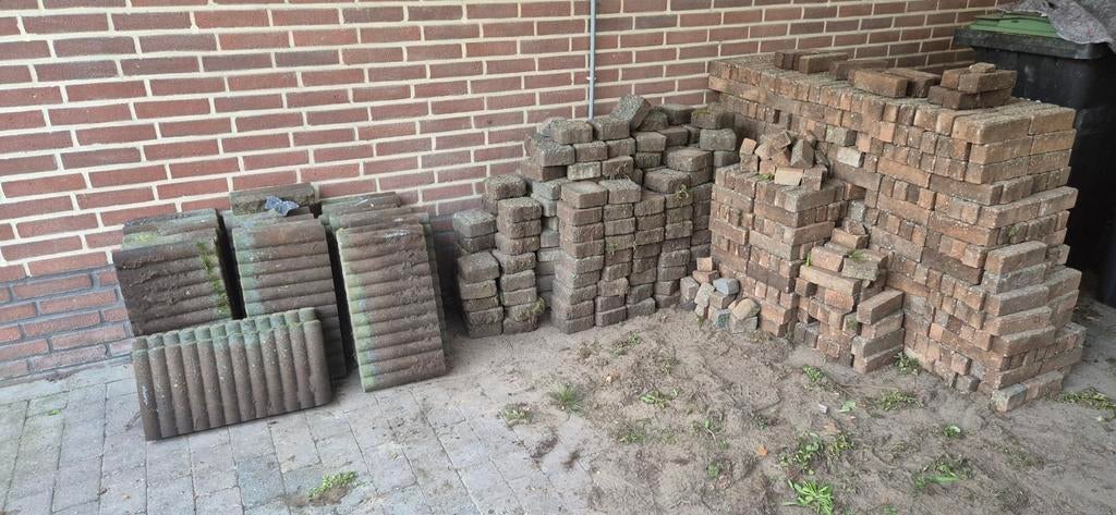 Stenen 20x5 cm en 13x13 cm, Tuin en Terras, Tegels en Klinkers, Ophalen