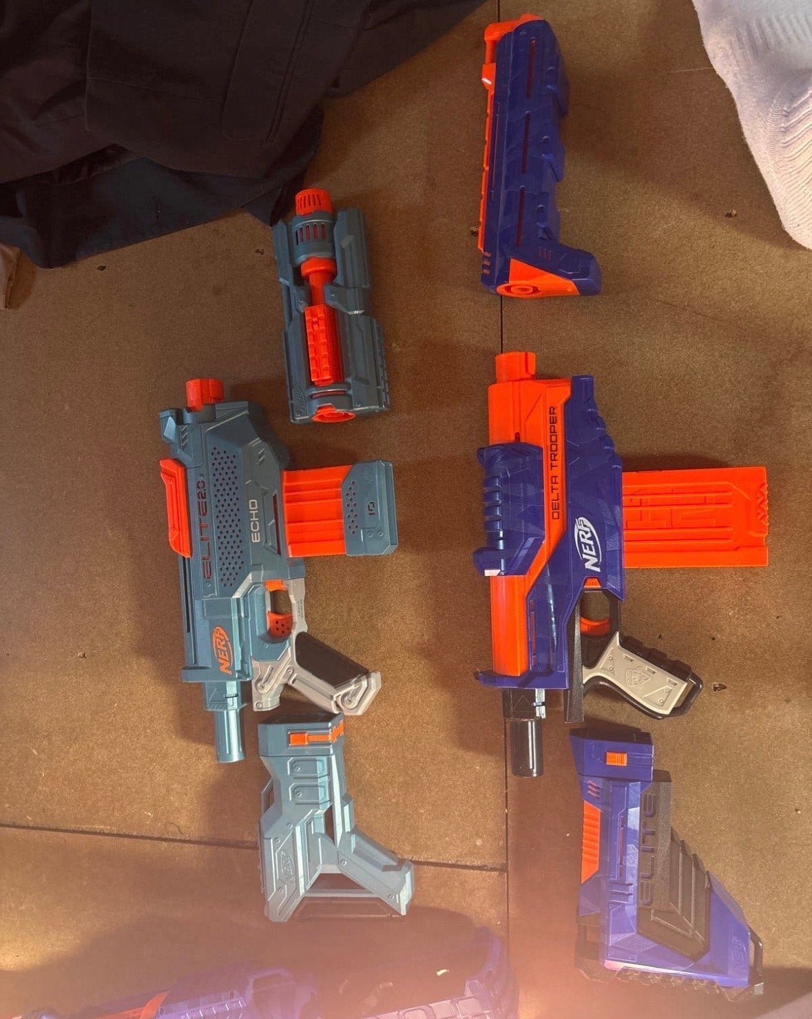 Nerf Elite 2.0 Echo CS-10 & Delta Trooper Blasters, Ophalen of Verzenden, Gebruikt, Jongen of Meisje
