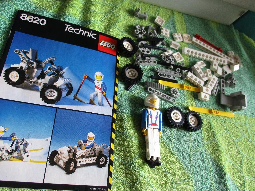 lego technic Set 8620 Sneeuwscooter, Ophalen of Verzenden, Gebruikt, Complete set, Lego