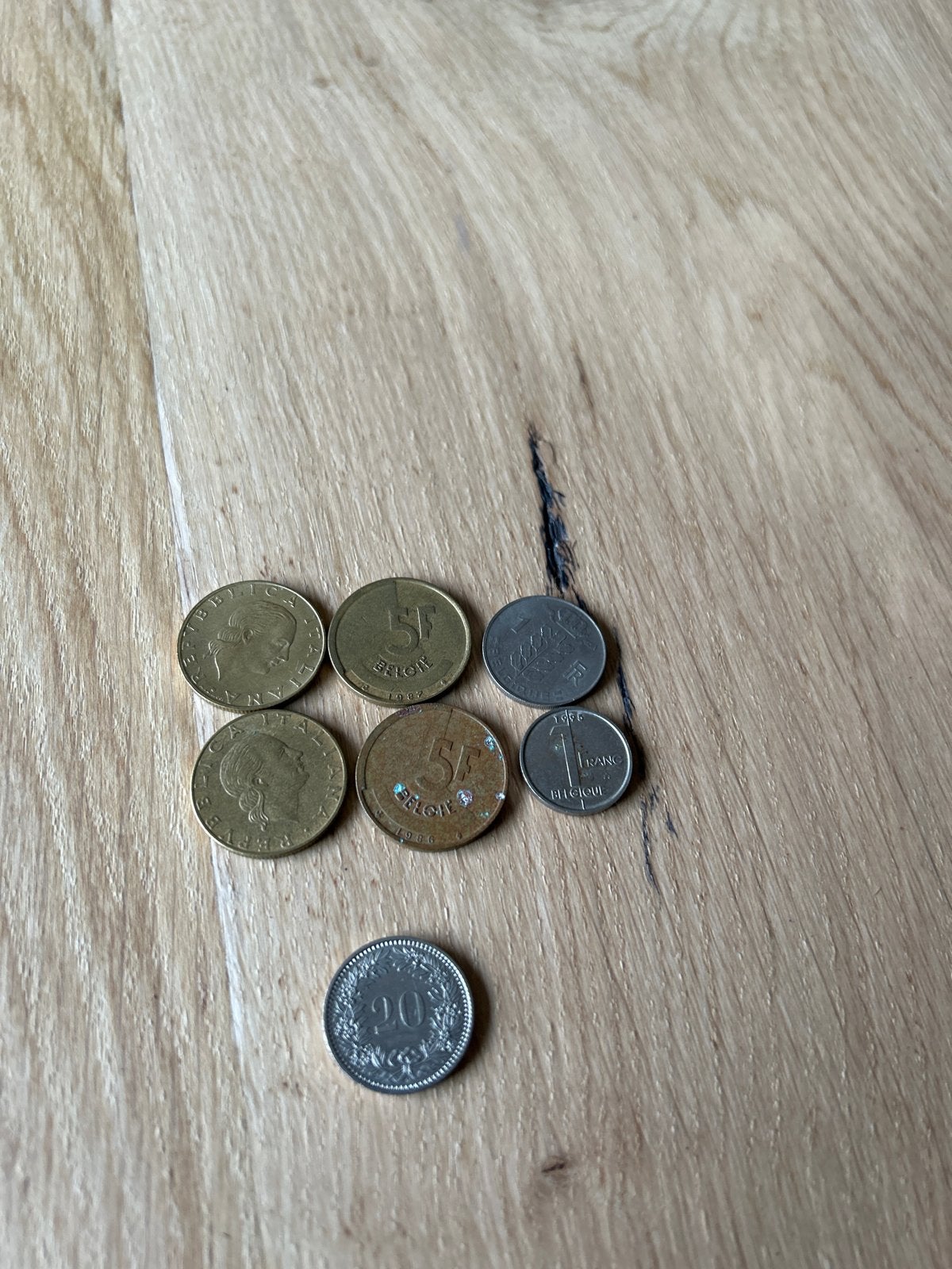 Diverse oude munten - Setje van 7, Postzegels en Munten, Ophalen of Verzenden, Overige landen, Overige waardes, Setje