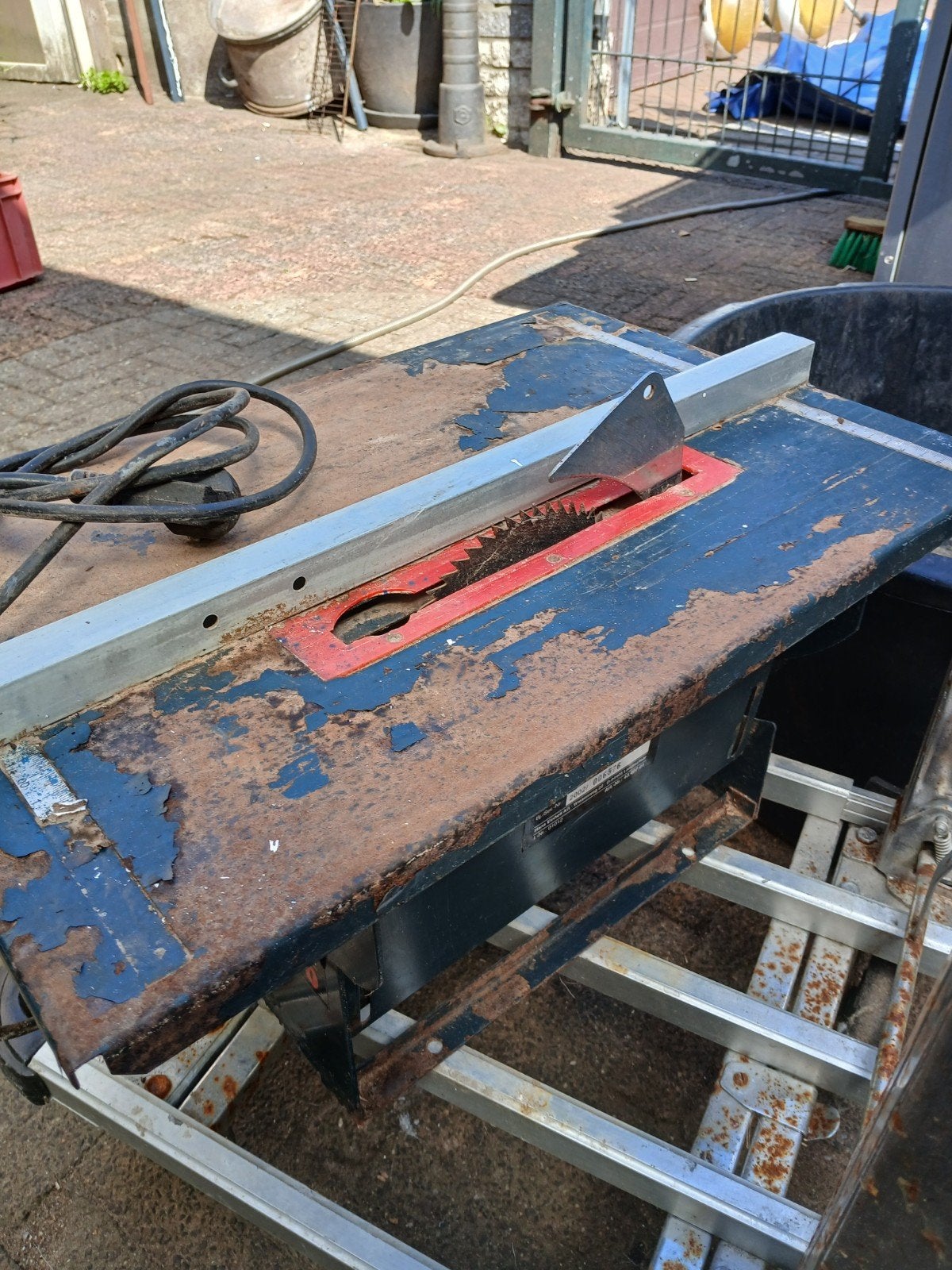 tafelzaag, Doe-het-zelf en Verbouw, Gereedschap | Zaagmachines, Ophalen, Gebruikt, Cirkelzaag, 30 tot 70 mm