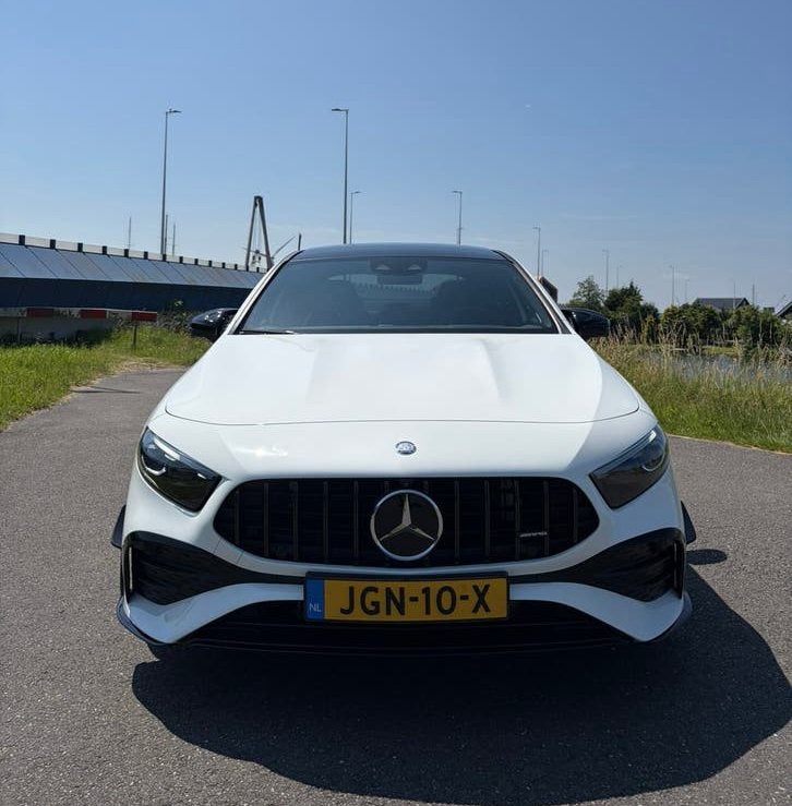 Mercedes-Benz A-Klasse A 35 AMG 4MATİC Full Option Pano, Auto's, Mercedes-Benz, Automaat, 1800 kg, 4 cilinders, Wit