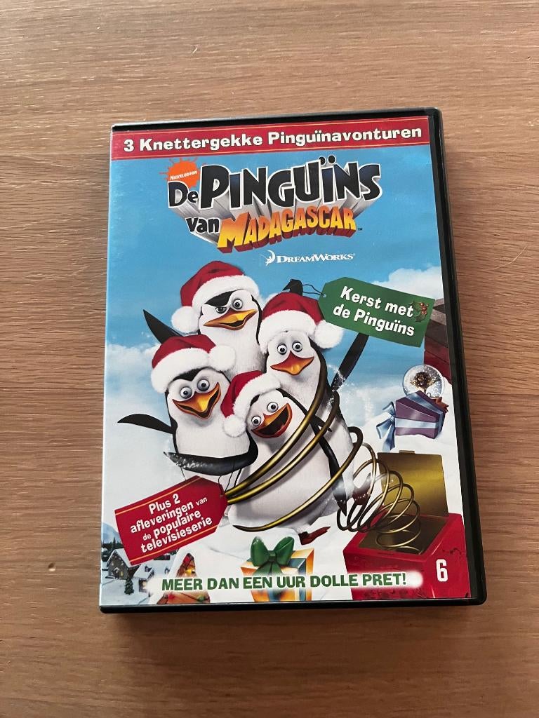 De pinguins van madagascar - Kerst met de pinguins - DVD, Alle leeftijden, Ophalen of Verzenden, Zo goed als nieuw, Amerikaans
